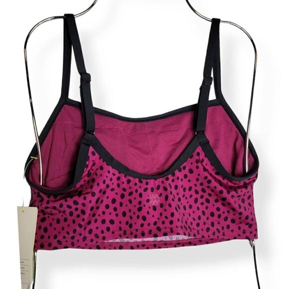 All In Motion Crandberry Polka-dot Bikini Top Small 4-6 - Picture 2 of 3